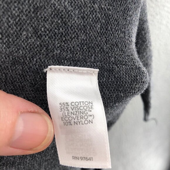 J Jill Pants Womens Large Gray Pure Jill Pull On Pocket Stretch Tapered Sweater - Picture 7 of 13